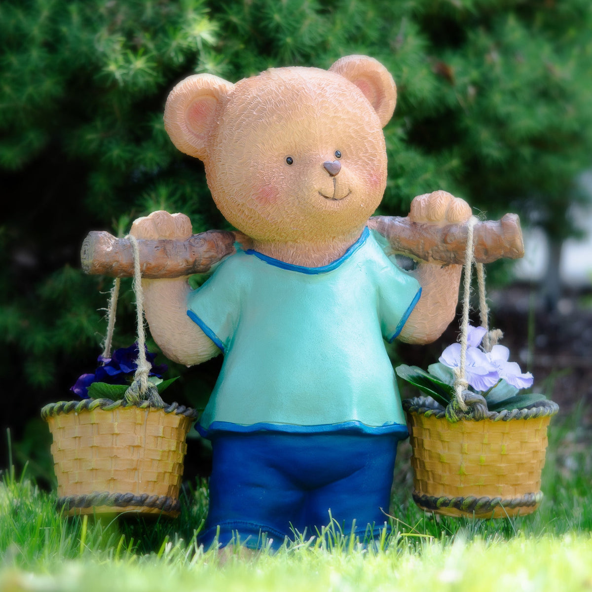 Adorable Teddy Bear Garden Ornament