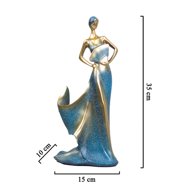 Decorative Bottle Holder, Blue Bottle Holder, Housewarming or Festive Gift by Sona Casa