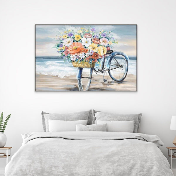 Original Spring Blossom Art - Textured Floral Painting on Canvas, Contemporary Large Wall Art, Home Decor, Housewarming & Mother's Day Gift by Sona Casa