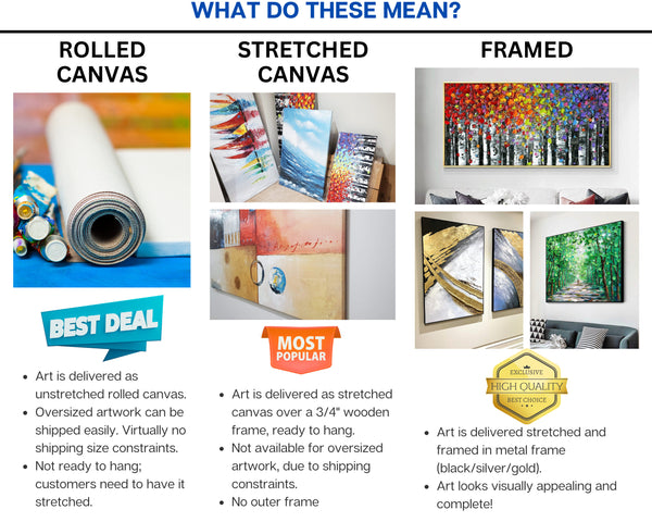 Urban Painting Extra Large Canvas - Textured Oil Art for Contemporary Living Room, Unique Housewarming Gift by Sona Casa