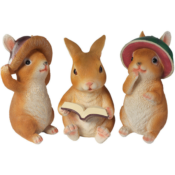 Charming Bunny Trio by Sona Casa