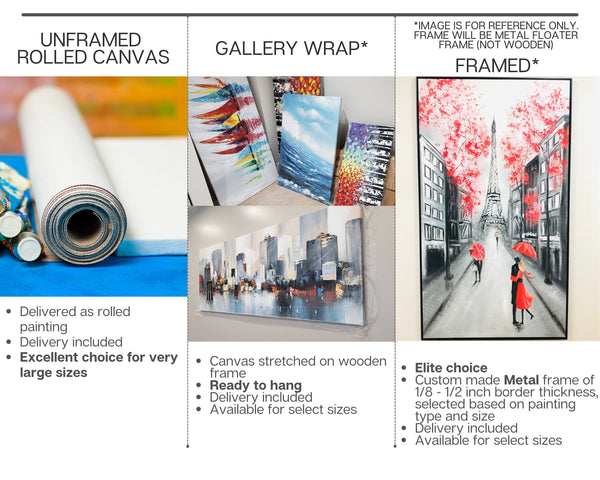 Manhattan, Painting On Canvas, Abstract Painting, New York Painting, Cityscape, Urban Painting, Living Room Wall Art, Blue City Painting by Sona Casa