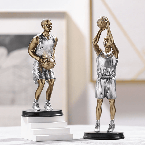 Set of 3, Basket Ball Player Statues for Home Décor by Sona Casa