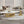 Modern Golden Oval Coffee Table Set 47