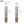 Set of 2 White Silver Metal Tall Floor Vases for Modern Home Decor 13.5x13.5x95.5 cm - Accent Collection