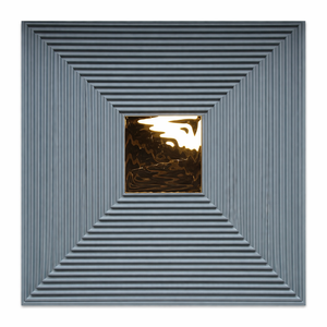 3D PVC Wall Panel, Grey Geometric by Sona Casa