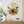 Floral Metal Wall Clock, 24