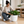 Modern White Round Plastic Planter, 12-Inch Flower Pot for Herbs and Indoor Outdoor Garden Decor