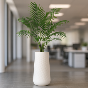 Tall Indoor Self Watering Decorative Planter, 27" Modern Minimalist Flower Pot Home, Front Porch, Patio, Backyard & Garden Decor-Sona Casa