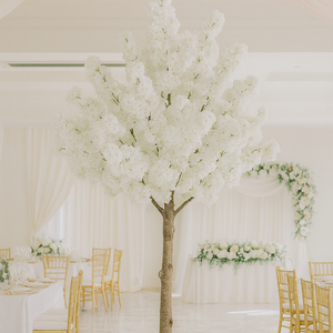 10 feet Tall Artificial White Cherry Blossom Tree-Sona Casa