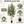 Artificial Olive tree 170 cm high with white pot