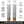 Set of 2 Tall White and Silver Round Metal Vases for Modern Home Decor, 14x14x106.7 cm - Accent Collection
