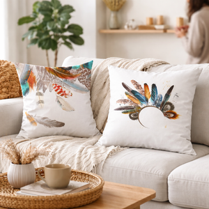 2 Pc Accent Feather Cushion Covers by Sona Casa