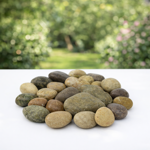 Natural Polished River Rocks, 500g Pack, 1–2 cm Decorative Pebbles Stones for Aquarium Plant Pot, Home Garden Decor by Sona Casa