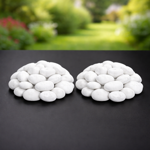 White River Rocks, 2 Bags, 500g per Bag, 1–2 cm Decorative Pebbles Stones for Aquarium Plant Pot, Home Garden Decor by Sona Casa