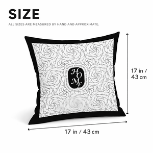3 Pc Black White Accent Cushion Covers by Sona Casa