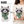 Raccoon pen holder size guide showing approximate height of 20 cm and width of 13 cm