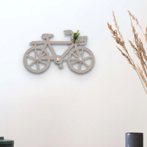 Wooden 3 Hook Key Holder, 9" Small Wall Mount Entryway Organizer by Sona Casa