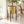 Modern Gold Planters with Black Stand Set, Pot for Real or Faux Plants and Trees-Sona Casa