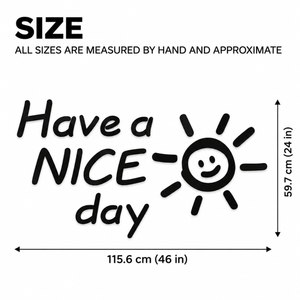 Nice Day DIY 3D Acrylic Wall Sticker for Home Decoration