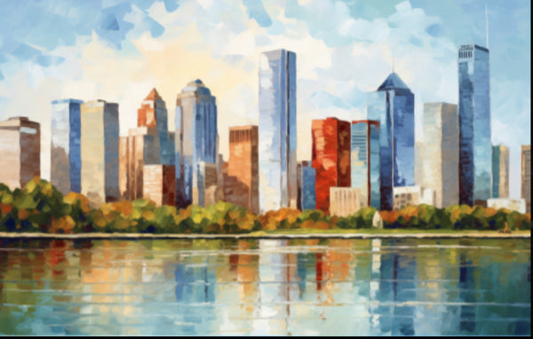 Houston Painting by Accent Collection