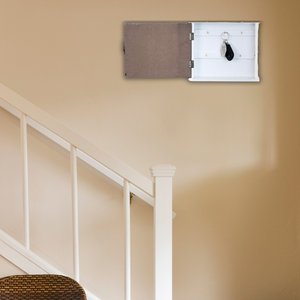 Rustic Wooden Wall Key Holder, 8" Decorative Key Hanger 3 Double Hooks Organizer for Home Office Entryway, Unique Gifts by Sona Casa