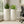 Set of 2 Tall White Indoor Decorative Planter, Modern Contemporary Self Watering Pot Home, Porch, Patio Decor Gifts-Sona Casa