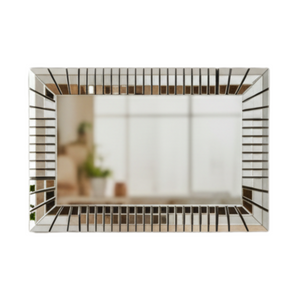 Large 4 ft Rectangular Glass Mirror, Modern Contemporary Horizontal Vertical Orientation, Decor Gift-Sona Casa
