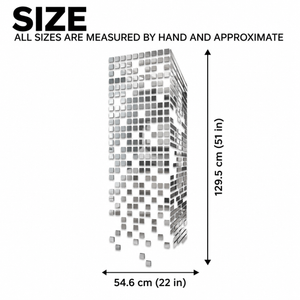 Tall Building 3D Acrylic Mosaic DIY Art Wall Sticker