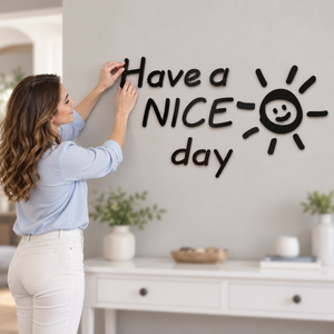 Nice Day DIY 3D Acrylic Wall Sticker for Home Decoration