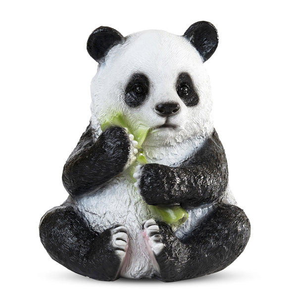 Large Panda Statue, 16" Lawn Ornaments, Indoor Outdoor Garden Patio Decor