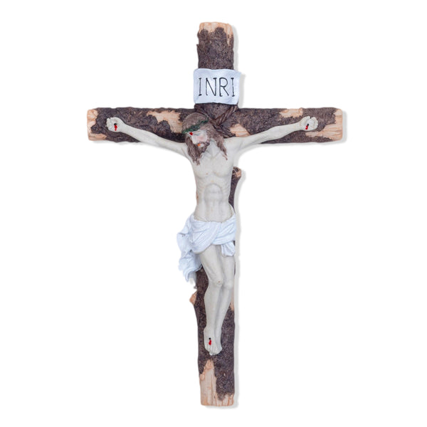 Jesus On Cross Wall Decor,  15" Crucifix Altar Decorative