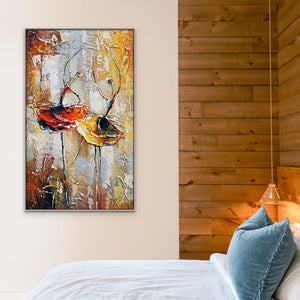 Abstract Ballet Art - Original Ballerina Oil Painting on Canvas, Modern Dancer Wall Decor, Ideal Gift for Art Collectors & Enthusiasts by Sona Casa