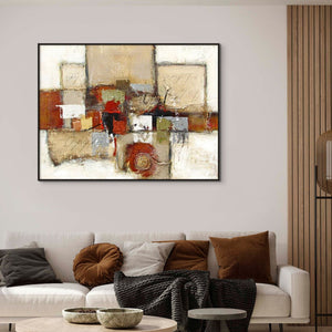 Thick Palette Knife Painting - Vibrant Abstract Impasto Art on Canvas, Textured Wall Decor for Modern Home, Unique Housewarming Gift by Sona Casa