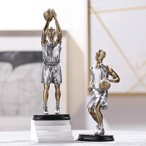 Set of 3, Basket Ball Player Statues for Home Décor by Sona Casa